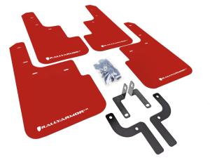 Mitsubish Outlander Sport 2010-15 Outlander Sport/ASX/RVR Rally Armor Mud Flaps - Red/White Logo