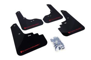 Subaru Legacy & Outback 2005-2009 Legacy, Outback Rally Armor Mud Flaps - Black/Red Logo