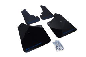 Subaru Forester 2003-2008 2.5X, XT Rally Armor Mud Flaps - Black/Blue Logo