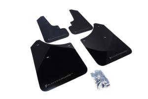 Subaru Forester 2003-2008 2.5X, XT Rally Armor Mud Flaps - Black/Grey Logo