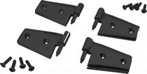 07-12 JK 2 & 4 Door Full & Half Door Rampage Door Hinges - Black Powder Coat Stainless