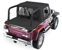 97-06 Wrangler Rampage Tonneau Cover - Diamond Black