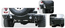 07-12 Jeep JK 2 & 4 Door Rampage Recovery Rear Bumper (Lights Sold Separately)