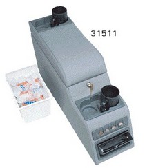 76-95 CJ & Wrangler  Rampage Locking Center Console (Denim Black)