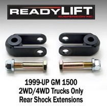 1999-2012 Cadillac Escalade GM 1500 2WD, 4WD ReadyLift® Shock Extension Brackets - Rear