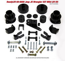 2007-2012 Jeep Wrangler JK 2 And 4 Door 2WD, 4WD ReadyLift® Smart Suspension Systems (SST) Lift Kit (Front Lift: 3.0