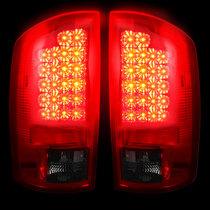 Dodge 02-06 RAM 1500 & 03-06 RAM 2500/3500 Recon LED Tail Light Set - Dark Red Smoked Lens