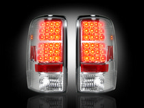 Chevy & GMC Tahoe, Yukon, Suburban, Denali 00-06 Recon LED Tail Light Set - Clear Lens