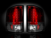 GMC Sierra 07-11 Recon LED Tail Light Set - Red Lens