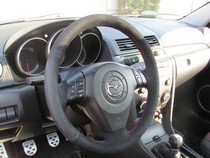 04-09 Mazda 3 Redline Accessories Steering Wheel Cover