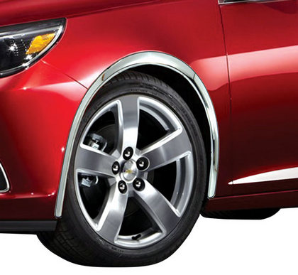 13-14 Chevrolet Malibu Restyling Ideas Fender Trims - Mirror Finish