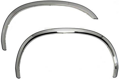 94-04 Chevrolet S10 Restyling Ideas Fender Trims - Mirror Finish