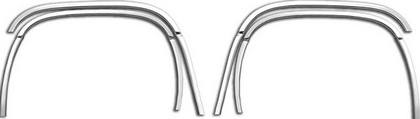 00-06 GMC Yukon XL Restyling Ideas Fender Trims - ABS Chrome