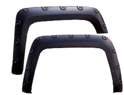 14-15 Chevrolet Silverado Restyling Ideas Fender Flares - Rivet/Bolt Style, Smooth