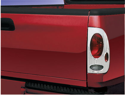 97-03 Ford F150 Restyling Ideas Tail Light Covers - ABS Chrome, Euro-Style