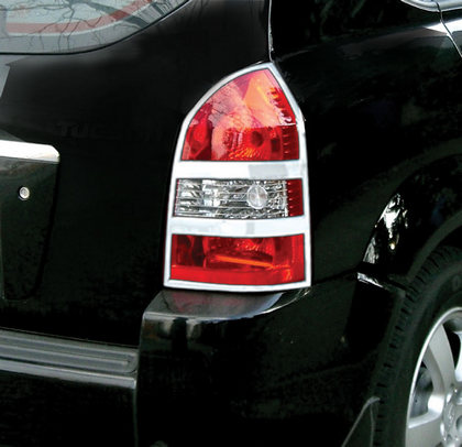 05-09 Hyundai Tucson Restyling Ideas Tail Light Bezels - ABS Chrome