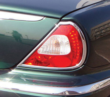 04-09 Jaguar XJ Restyling Ideas Tail Light Bezels - ABS Chrome