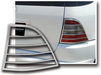 98-05 Mercedes-Benz ML-Class / W163 Restyling Ideas Tail Light Bezels - ABS Chrome