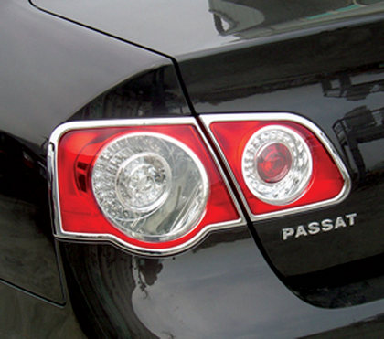 06-10 Volkswagen Passat Restyling Ideas Tail Light Bezels - ABS Chrome