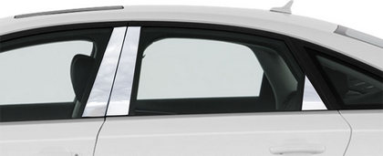 12-15 Audi A6 Restyling Ideas Pillar Post Trims - Mirror Finish