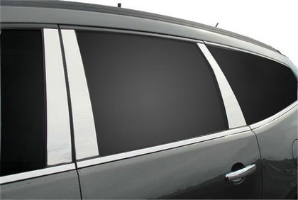 09-14 Chevrolet Traverse Restyling Ideas Pillar Post Trims - Mirror Finish