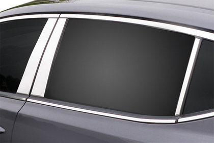 11-14 Kia Optima Restyling Ideas Pillar Post Trims - Mirror Finish