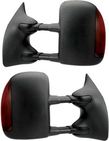 03-07 Ford F250, 03-07 Ford F350 Restyling Ideas Towing Mirrors - Dual Swing Power