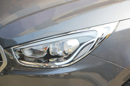 10-13 Hyundai Tucson Restyling Ideas Head Light Bezel - ABS Chrome