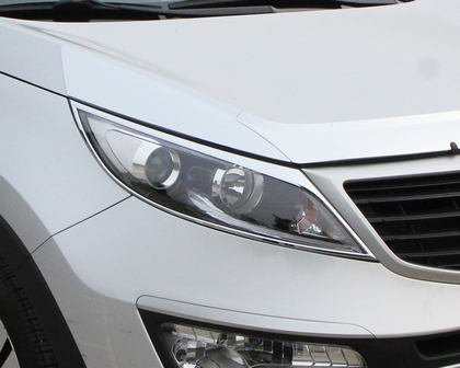 11-13 Kia Sportage Restyling Ideas Head Light Bezel - ABS Chrome