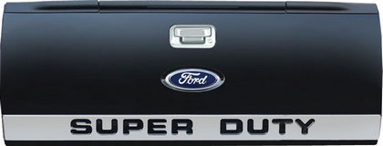 08-13 Ford F250 Restyling Ideas Tailgate Moldings - Mirror Finish