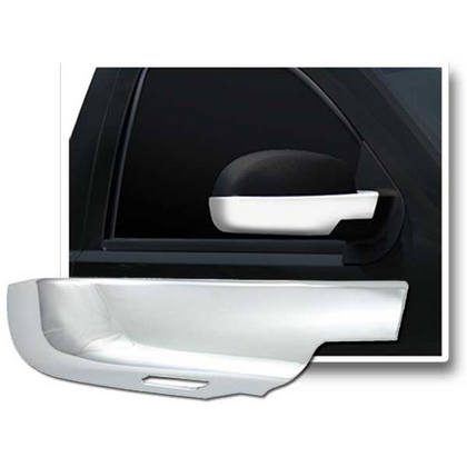 07-14 Cadillac Escalade Restyling Ideas Mirror Covers with Puddle Light Cut-out, ABS Chrome