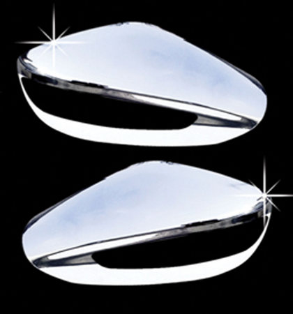 11-14 Hyundai Sonata Restyling Ideas Mirror Covers with Signal-Light Cut-Out - ABS Chrome