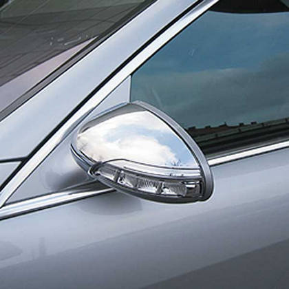 07-10 Mercedes-Benz Cl-class Restyling Ideas Mirror Covers with Signal-Light Cut-Out - ABS Chrome