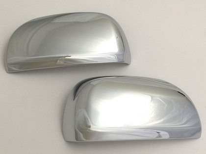 06-12 Toyota Rav 4 Restyling Ideas Mirror Covers without Signal-Light Cut-Out - ABS Chrome