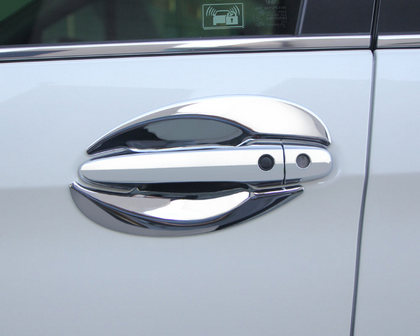 12-14 Honda Cr-v Restyling Ideas Door Handle Bowls - ABS Chrome