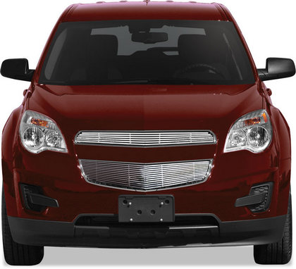 10-12 Chevrolet Equinox Restyling Ideas ABS Grille Insert - Chrome Stainless Steel Billet, Top