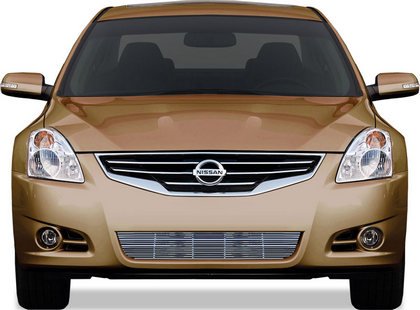 10-12 Nissan Altima Restyling Ideas Grille Insert - Chrome Stainless Steel Billet, Bumper