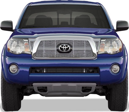 11-11 Toyota Tacoma Restyling Ideas ABS Grille Insert - Chrome Stainless Steel Billet, Top