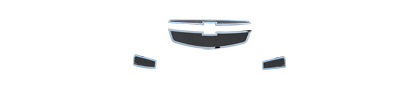 11-13 Chevrolet Cruze Restyling Ideas Grille - Perimeter Woven Mesh, Chrome Stainless Steel