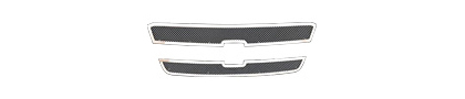 03-06 Chevrolet Silverado Restyling Ideas Grille - Perimeter Woven Mesh, Chrome Stainless Steel, Top