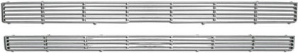 02-05 Chevrolet Trailblazer Restyling Ideas Grille Overlay Insert - ABS Chrome