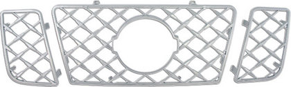 08-13 Nissan Titan Restyling Ideas Grille Overlay Insert - ABS Chrome