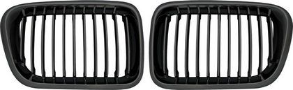 97-98 BMW 3 Series Restyling Ideas ABS Performance Grille - Black Frame/Black Fence