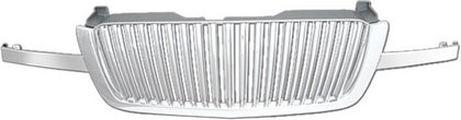 03-06 Chevrolet Silverado Restyling Ideas Replacement Grille - Vertical Bar Style, ABS Chrome