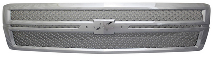 14-15 Chevrolet Silverado Restyling Ideas Grille - ABS Chrome, Mesh Style