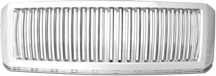 07-12 Ford Expedition Restyling Ideas Replacement ABS Chrome Grille - Vertical Style