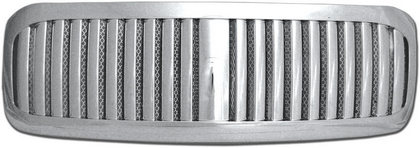 99-04 Ford F250 Restyling Ideas Replacement ABS Chrome Grille - Vertical Bar with Mesh Style