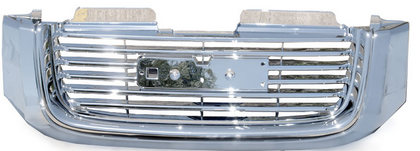 02-09 GMC Envoy Restyling Ideas Replacement Grille - Factory Style, ABS Chrome