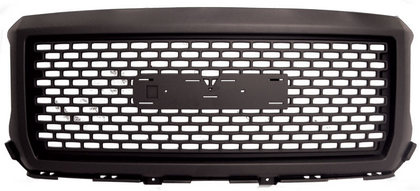 14-16 GMC Sierra Restyling Ideas Replacement Grille - ABS Chrome, Denail Style, Matte Black