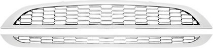 01-06 Mini Cooper Restyling Ideas Performance Grille - Mesh Style, ABS Chrome Frame/Black Mesh